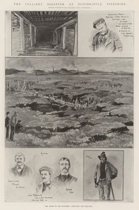 De mijnramp in Donibristle, Fifeshire door Ralph Cleaver